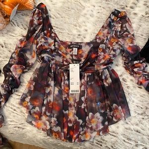 Super cute top but not suitable for anyone over a B cup